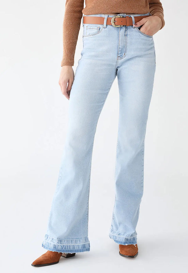 Bootcut Jeans in Plain Blue